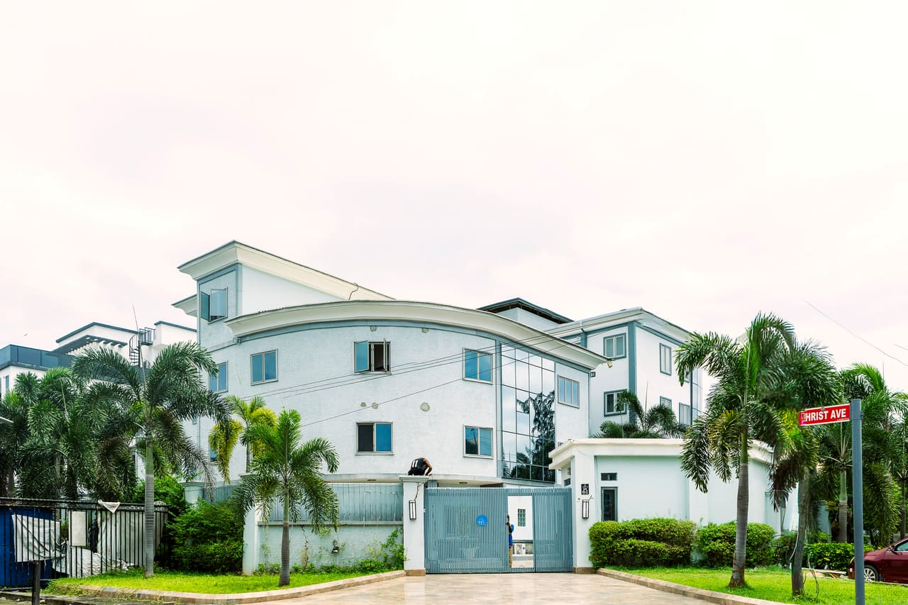 Hotel Medallion seen from the street in Lekki Phase 1